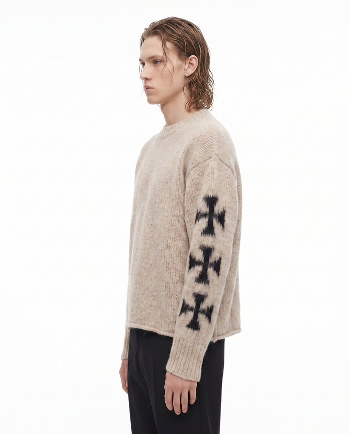 Cross Knit Sweater na2961