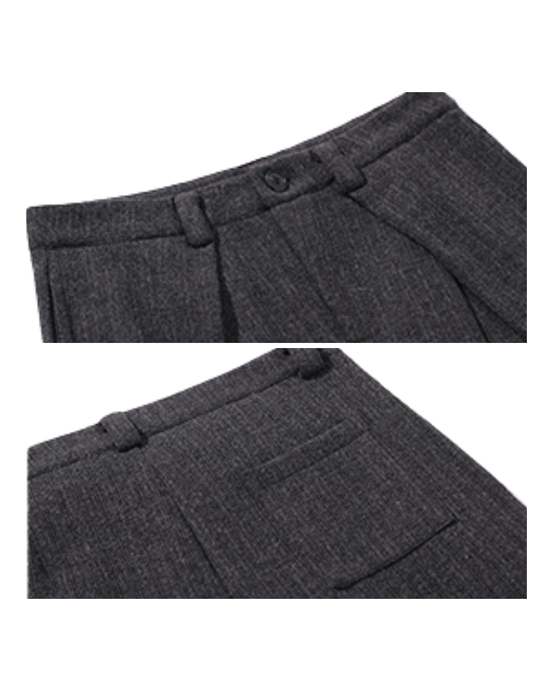 [BLANKIN] Muted Volume Wide Slacks na2284