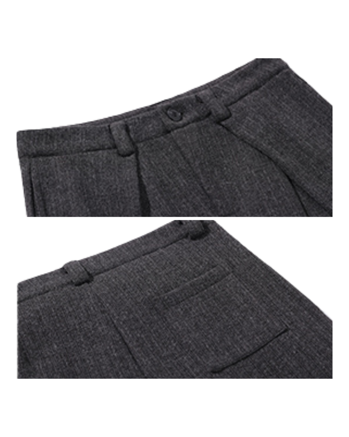 [BLANKIN] Muted Volume Wide Slacks na2284