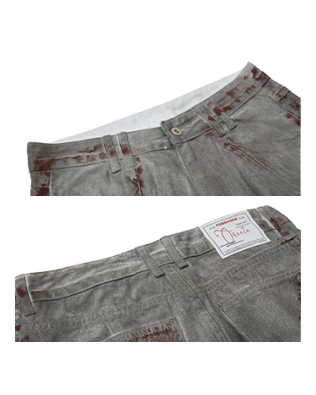 [BLANKIN] Ash Scar Wide Pants na2278