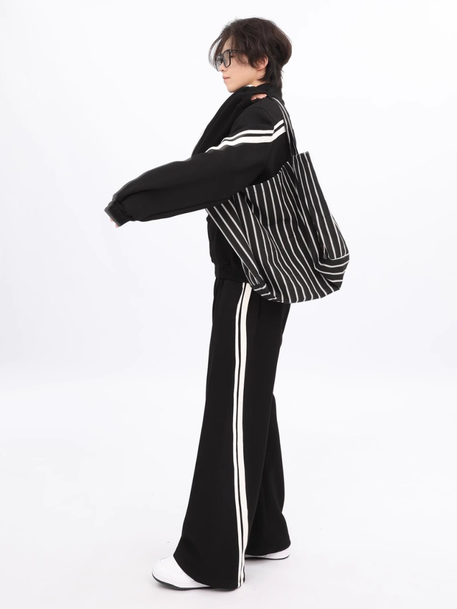 [FUTUREBOY] Korean stripes two-piece set na1711