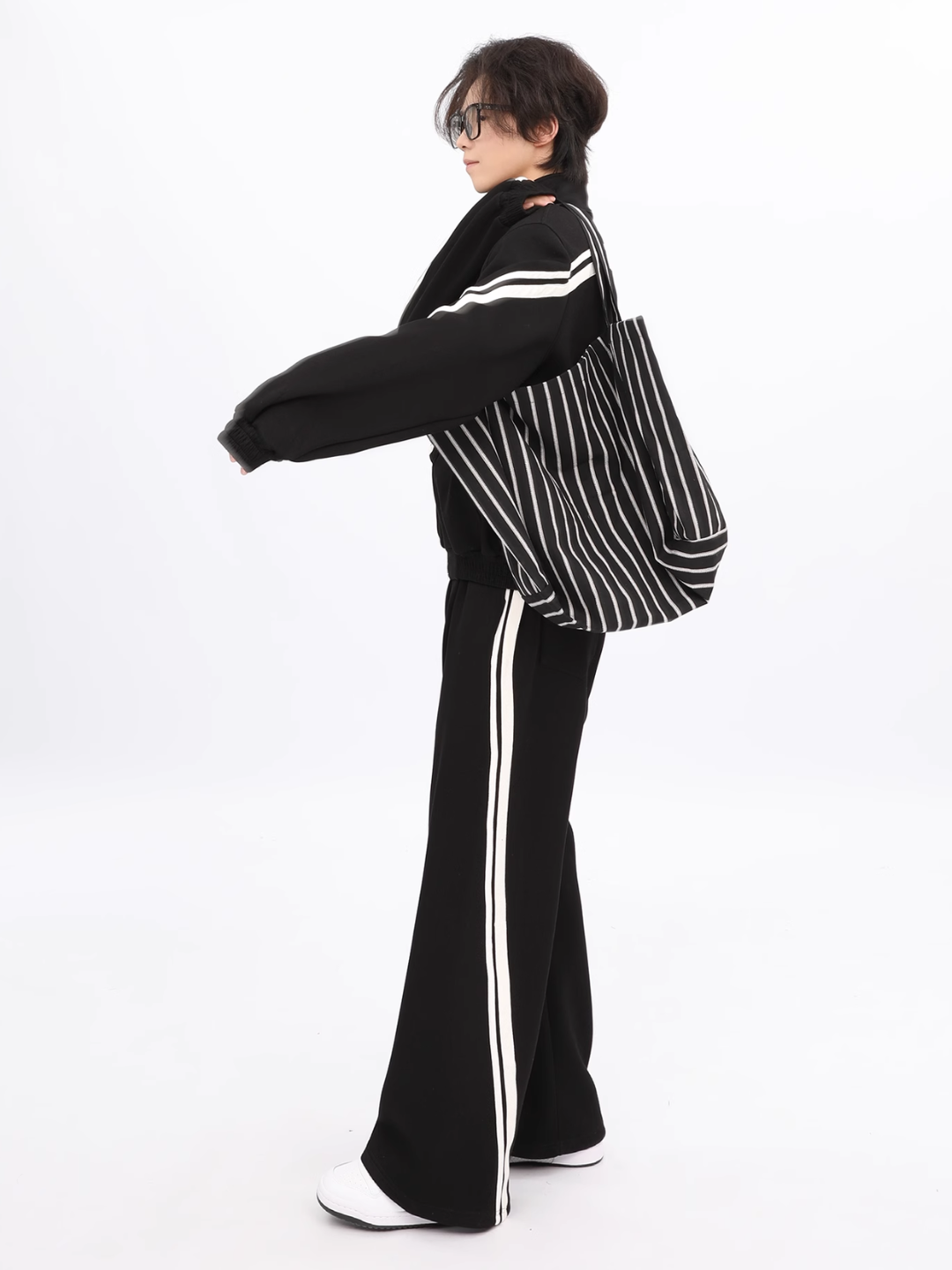 【FUTUREBOY】Korean stripes two-piece set  na1711