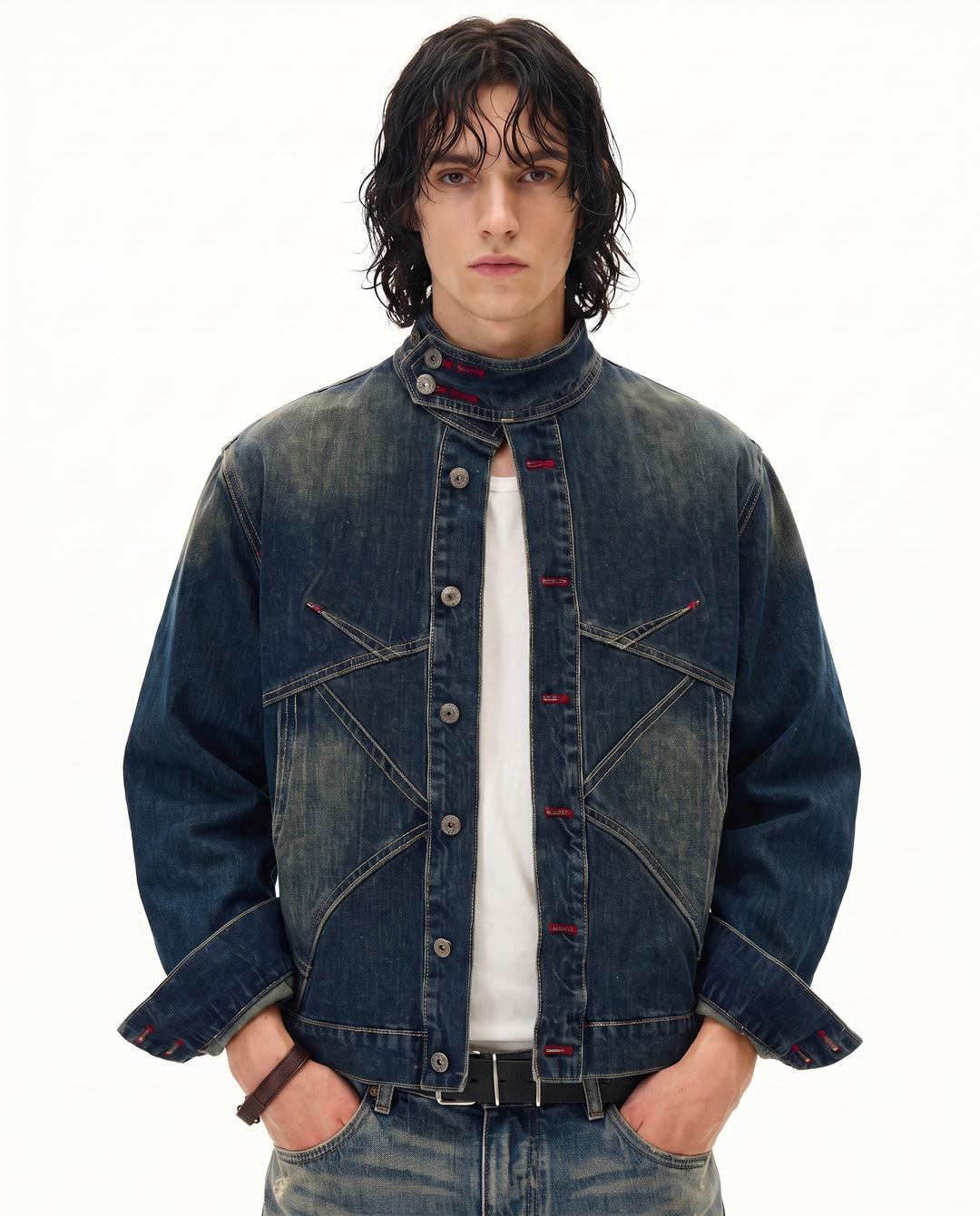 Washed Denim Jacket na2884