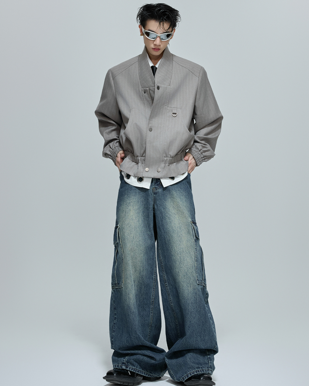 [ArguE CulturE] Modern Tailored Stripe Jacket na2271