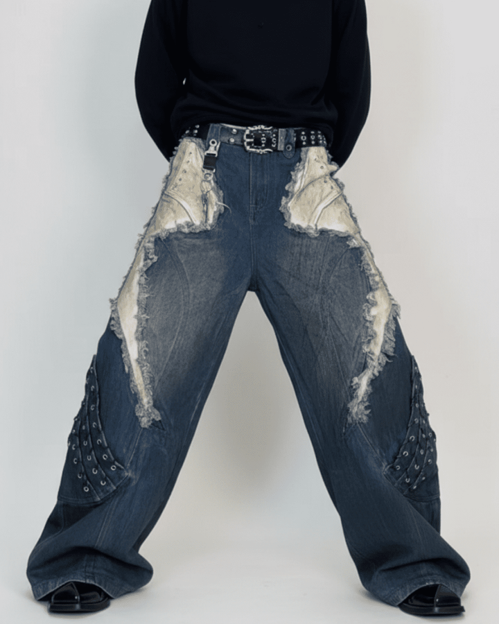 VOID LACE CARGO PANTS na2311