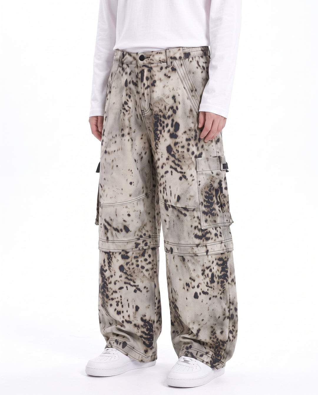 Splatter Cargo Pants na2975