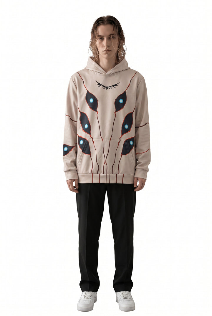 Graphic Paneled Hoodie na2761