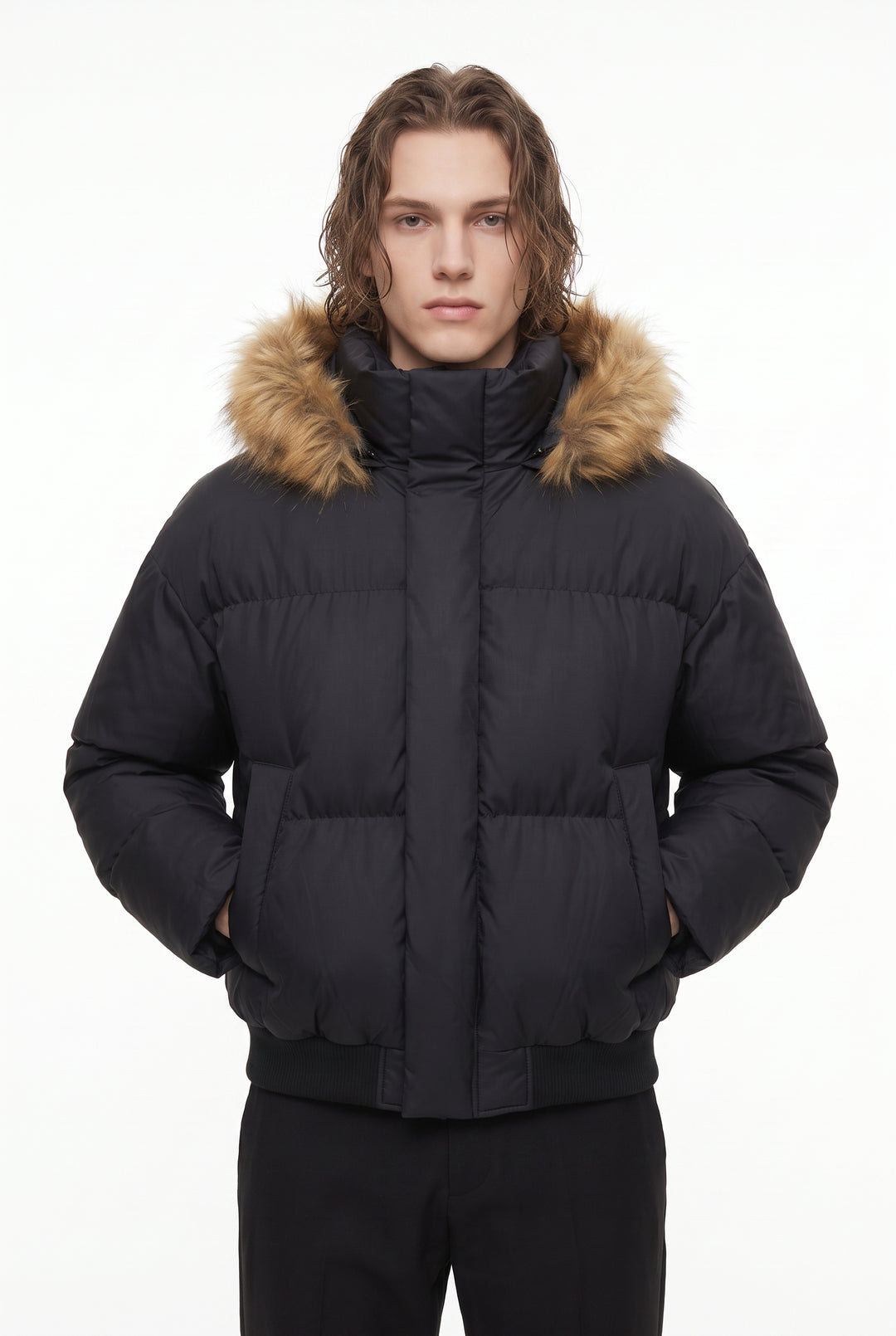 Fur Puffer Jacket na2838