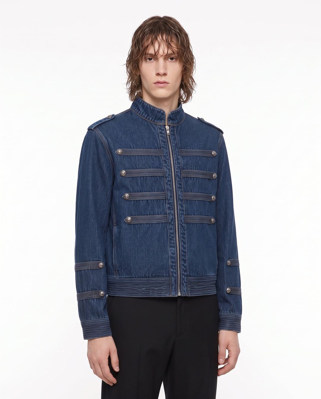Military Denim Jacket na3174