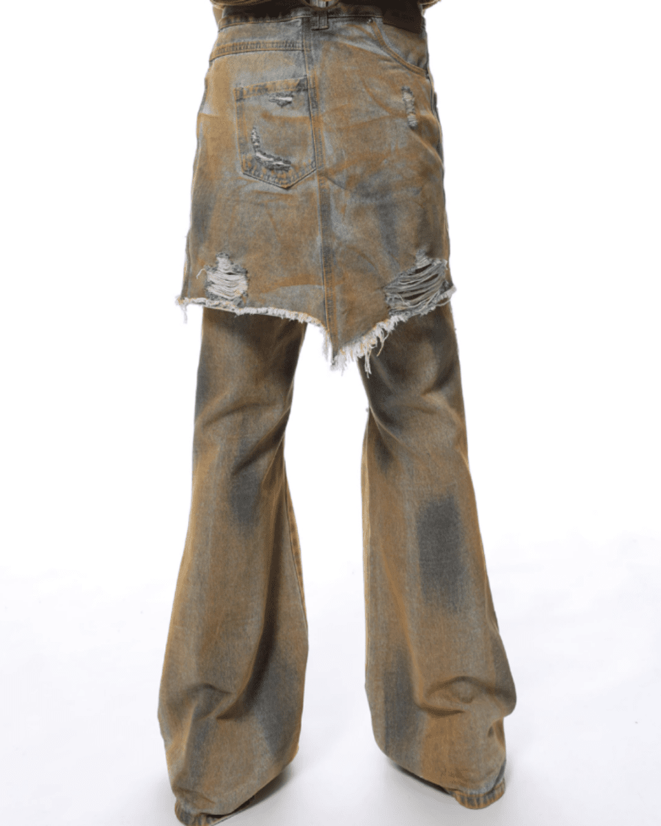 DEBRIS LAYERED JEANS na2307 