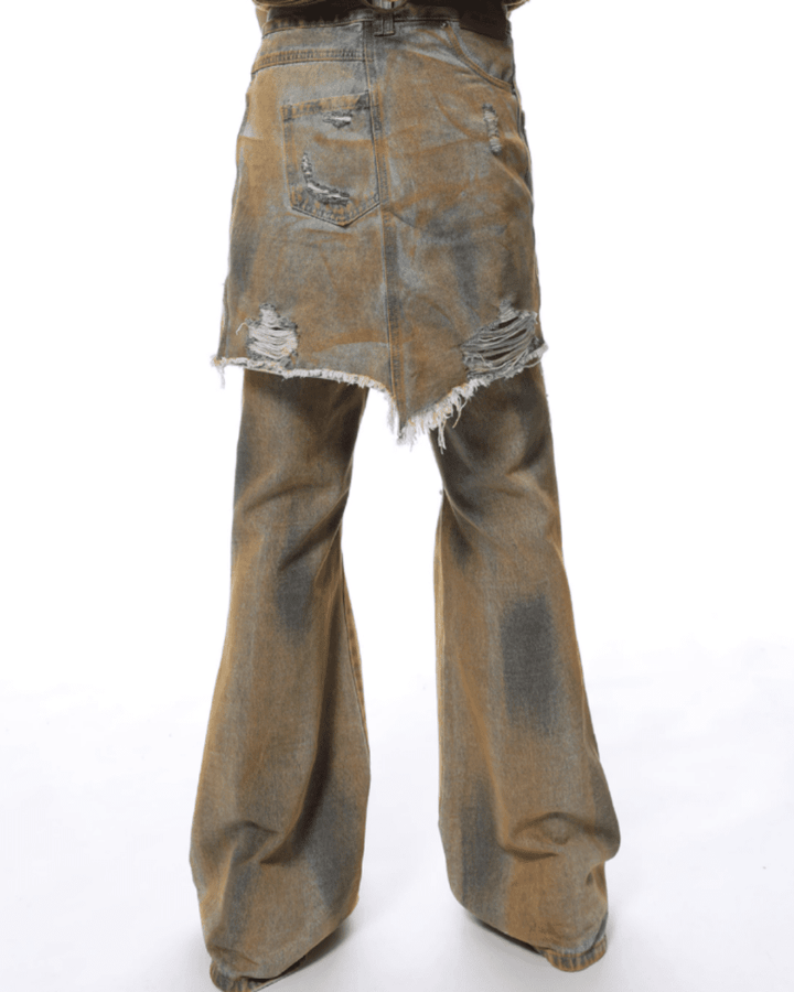 DEBRIS LAYERED JEANS na2307 