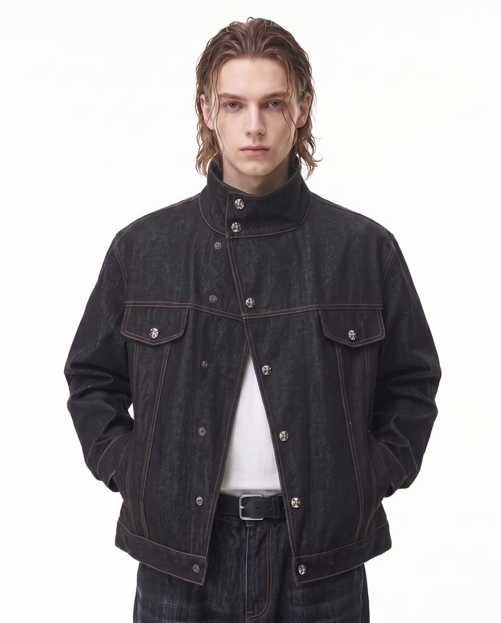 Black Denim Jacket na3246