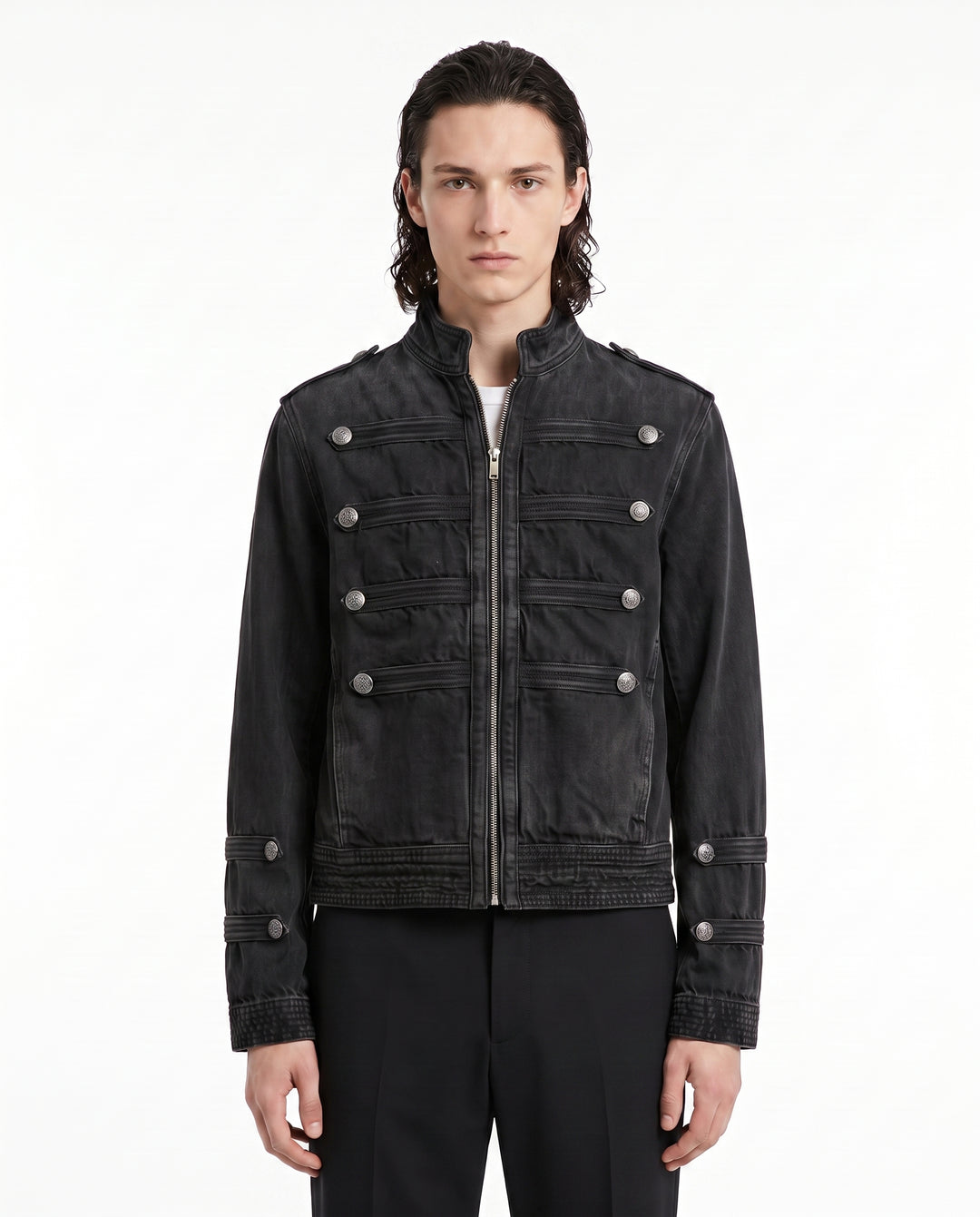 Military Denim Jacket na2923