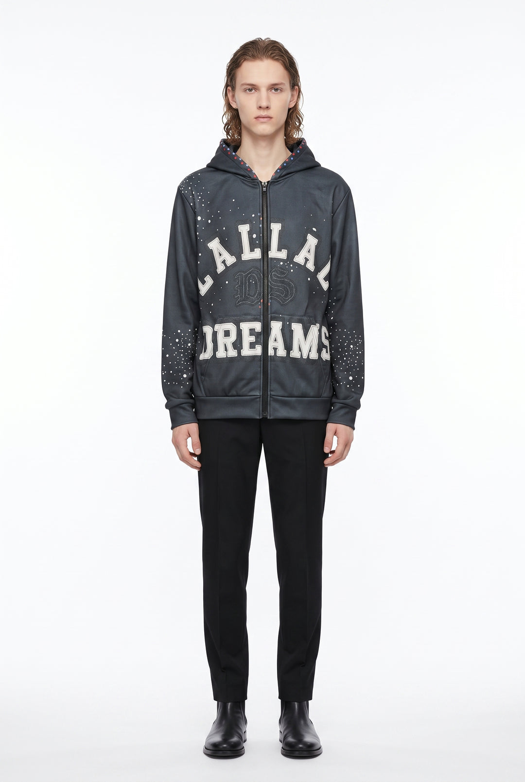 Graphic Zip Hoodie na2748