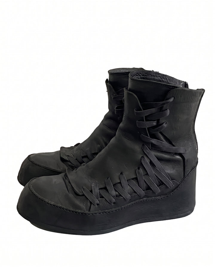 Leather Lace-up Boots na2964