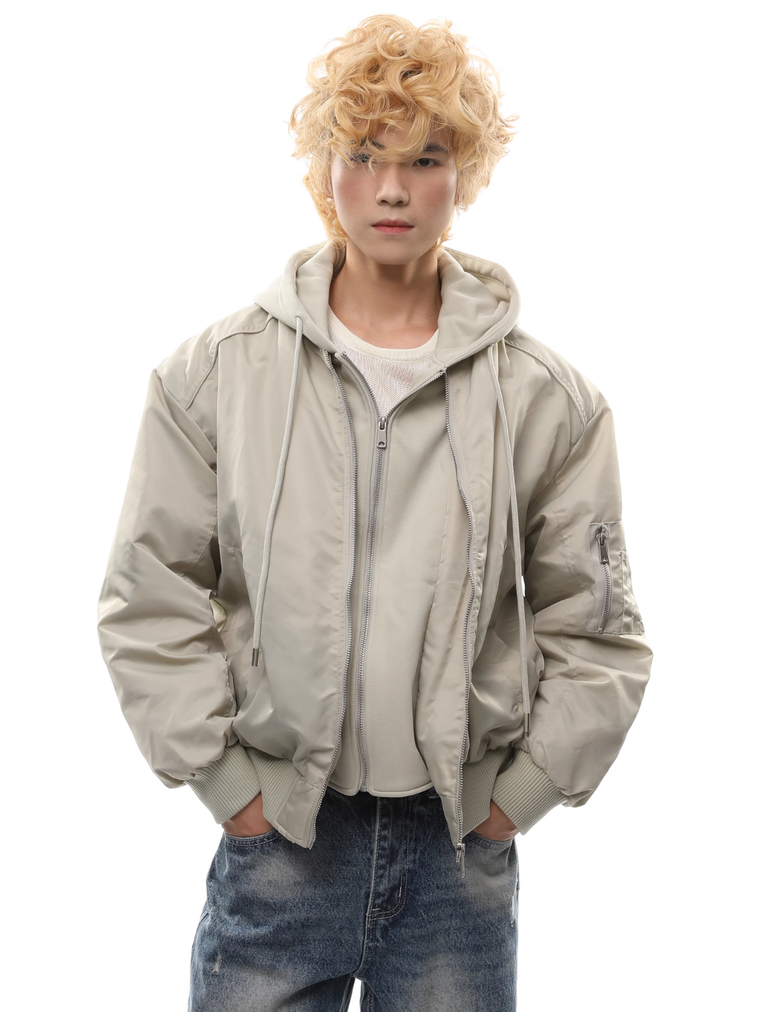 【FUTUREBOY】Korean two pieces cotton jacket  na1714