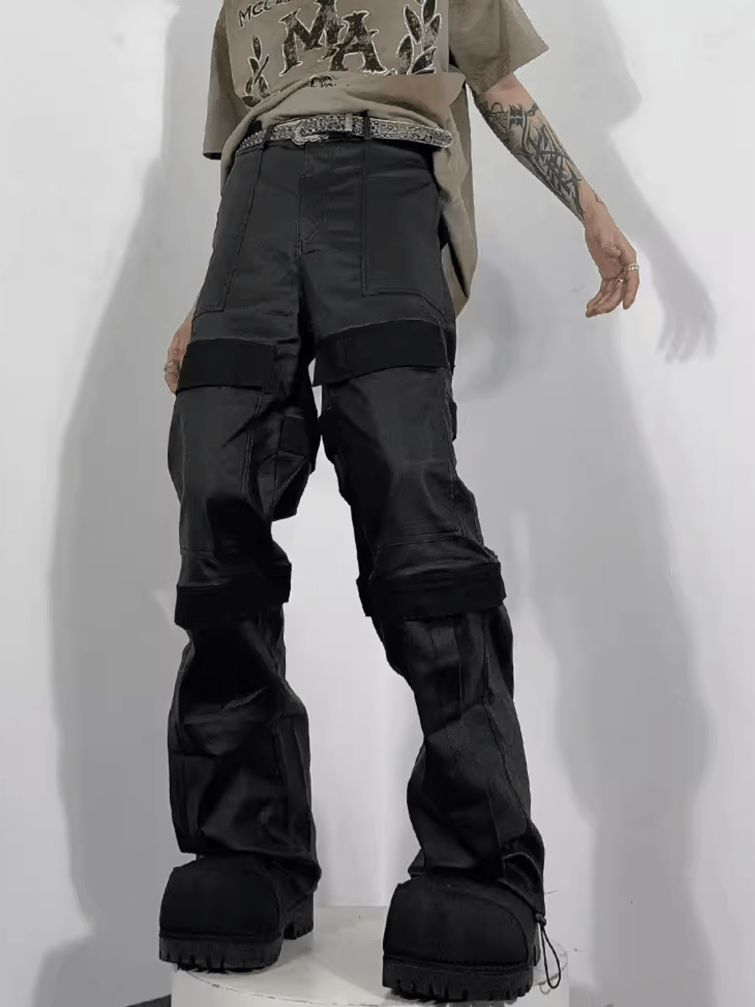 [76STREET] multi-layer function workwear pants na999