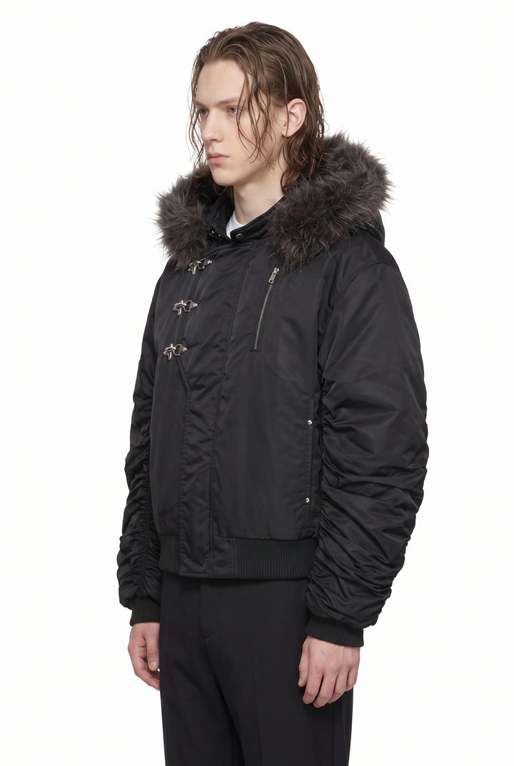 Fur Bomber Jacket na2817
