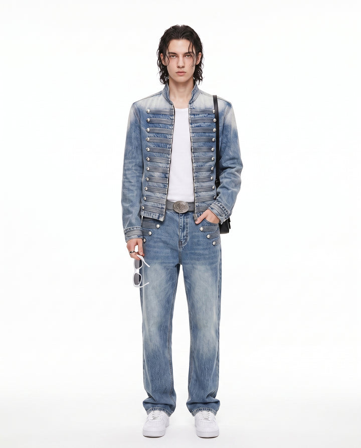 Military Denim Jacket na3101