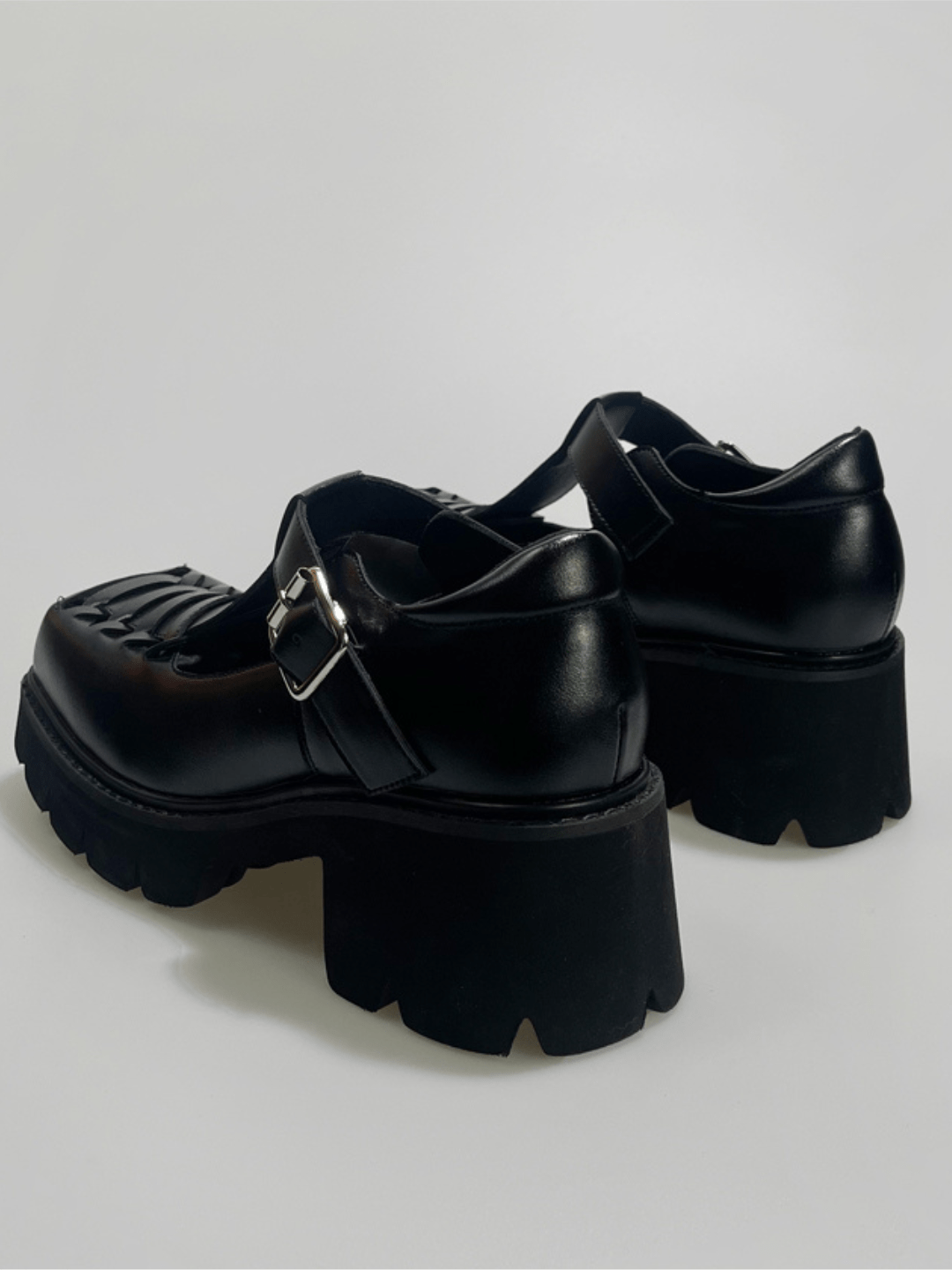 Chunky heel hollow single sandals na1244