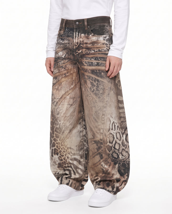 Printed Wide Pants na3192