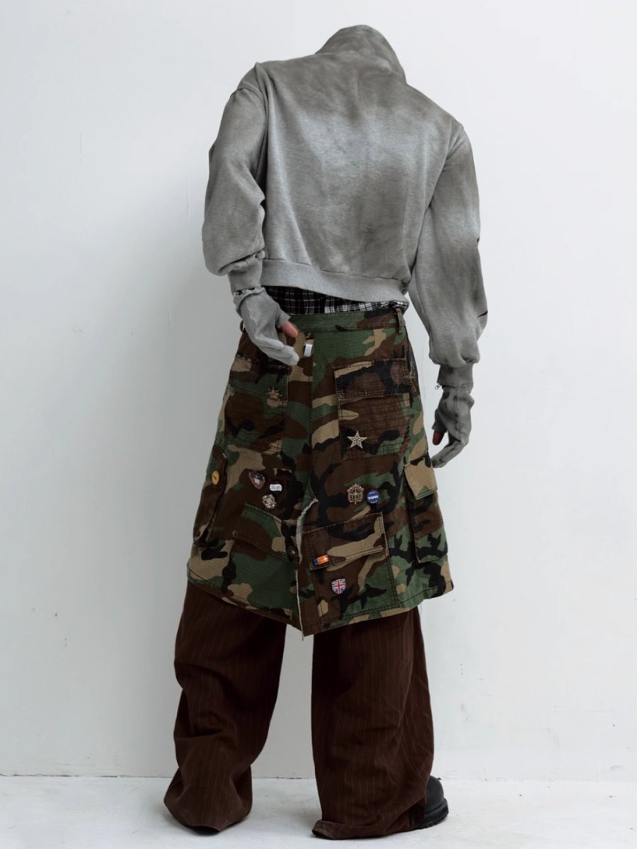 [PEOPLESTYLE] Camouflage Two Piece Pants na1657