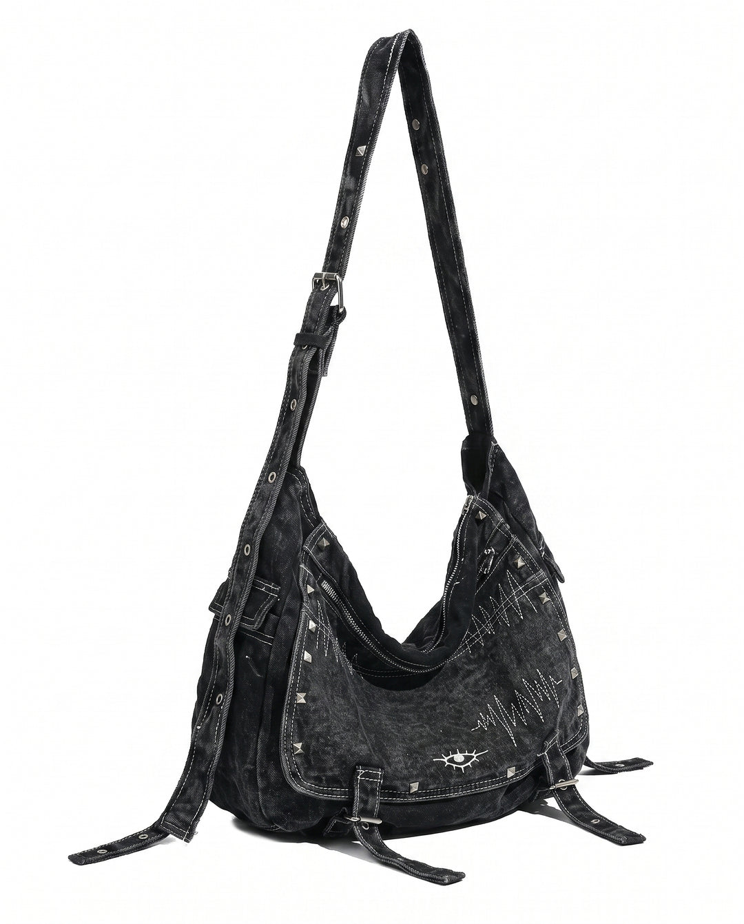 Studded Denim Bag na2927