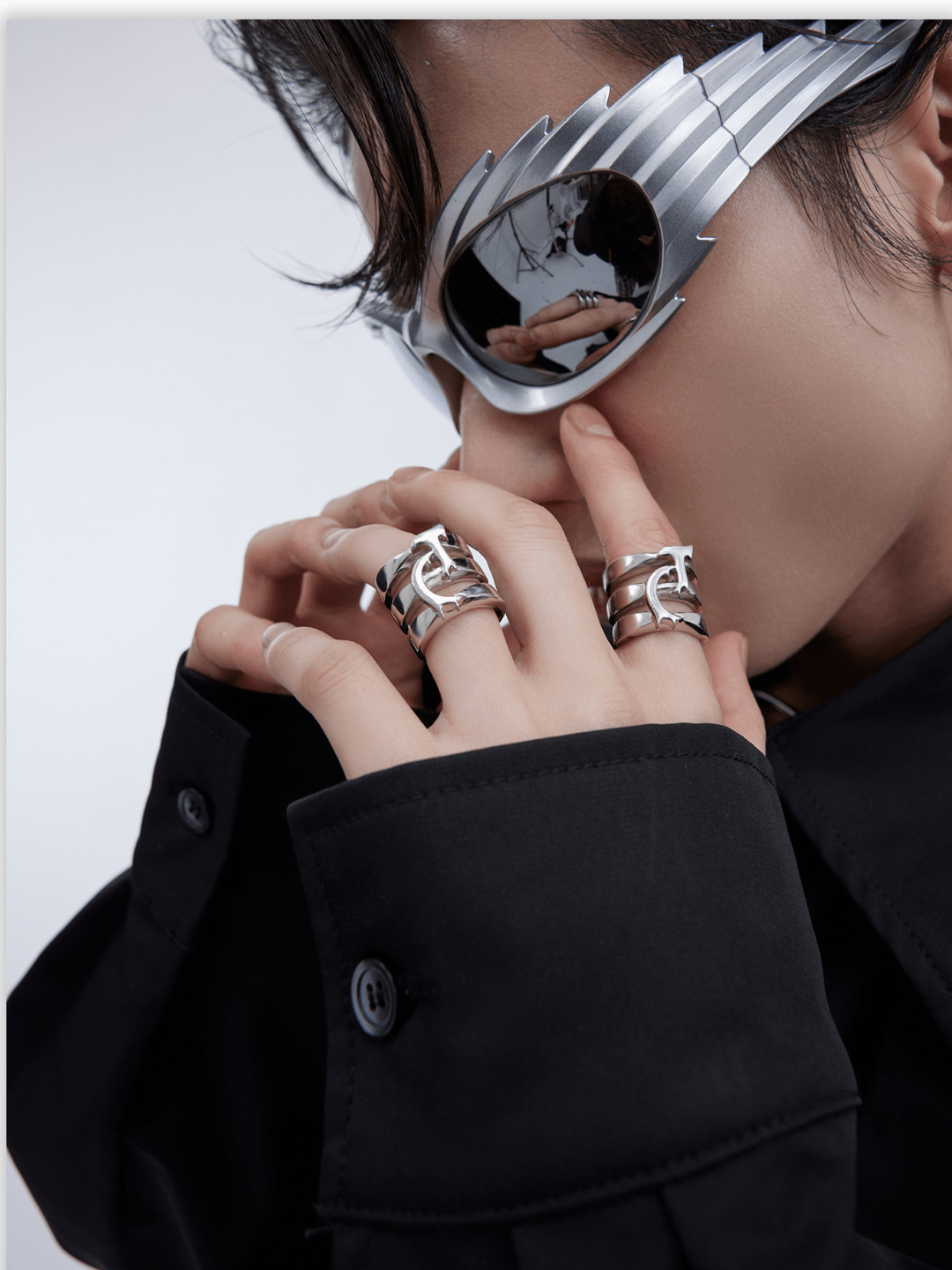 【CULTURE】 heavy steel sharp claws pioneer ring na1212