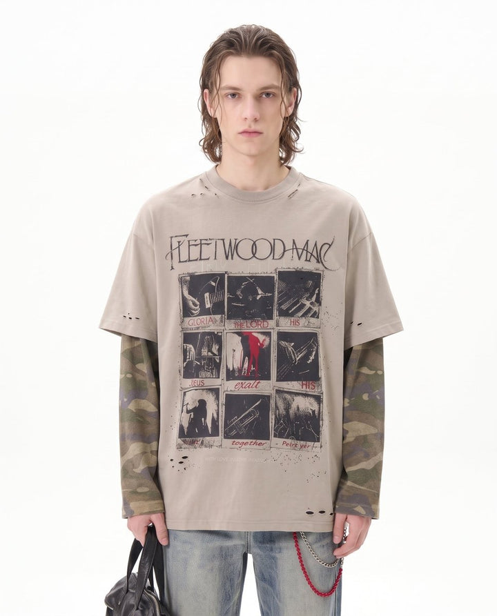 Layered Graphic T-Shirt na3140