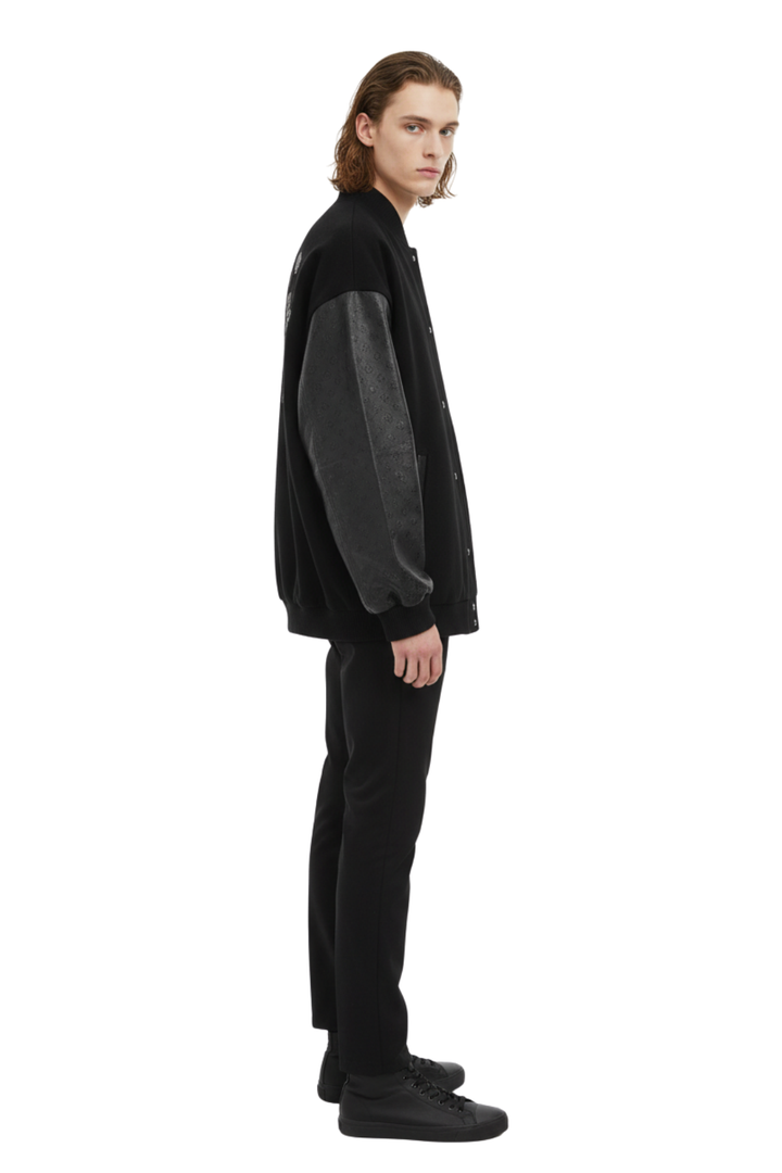 Midnight Cupid Letterman Jacket  na2396