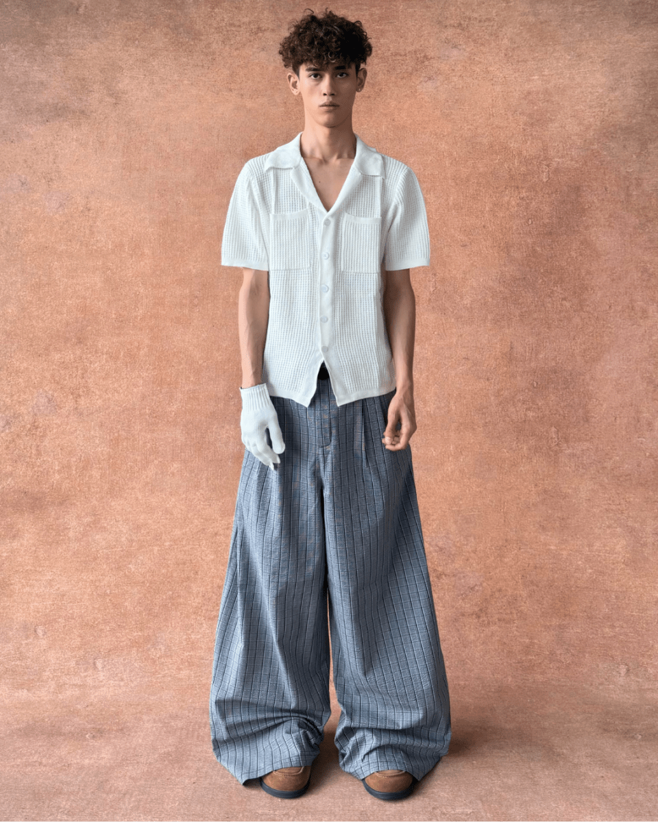 Simple short-sleeved shirt na2084