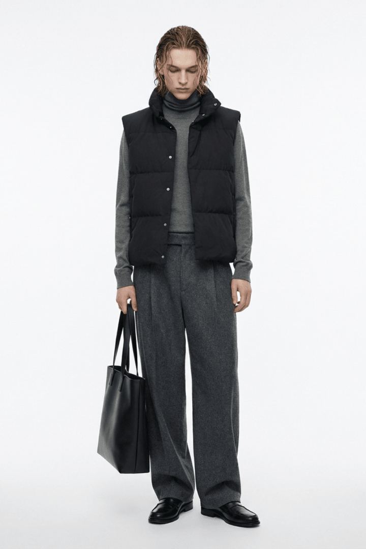 Wide Tuck Slacks na2361