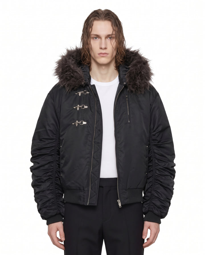 Hooded Bomber Jacket na3168