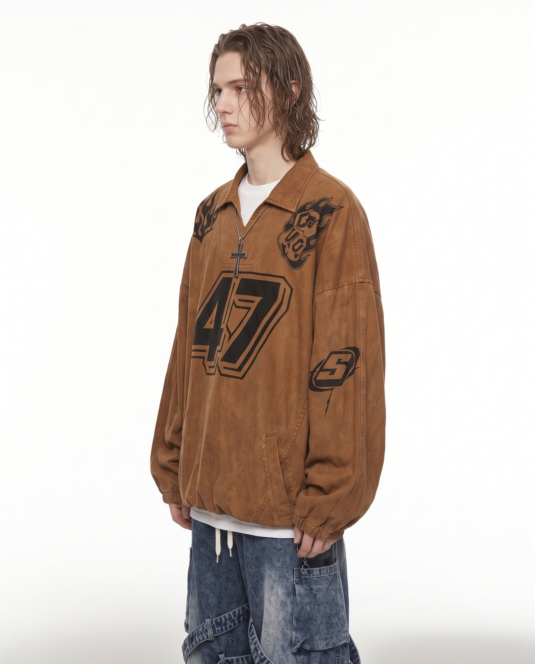 Vintage Racing 47 Pullover Jacket na3216