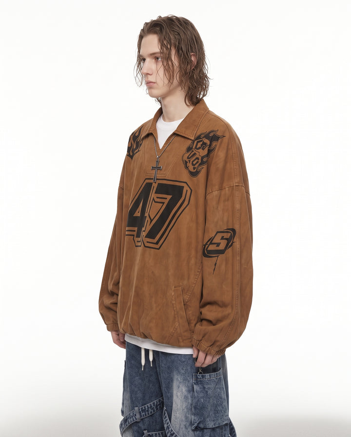 Vintage Racing 47 Pullover Jacket na3216