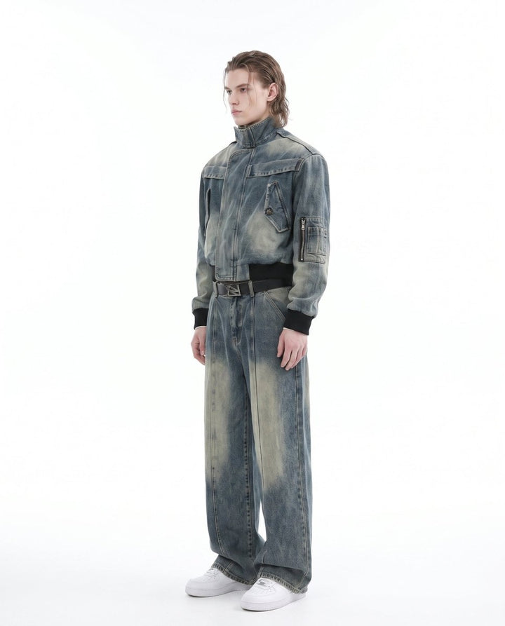 Washed Denim Jacket na3050