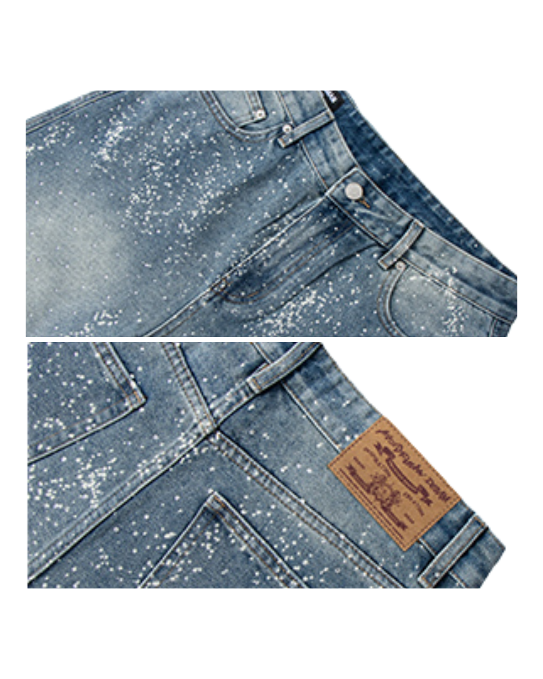 [BLANKIN] Grain Washed Wide Jeans na2281