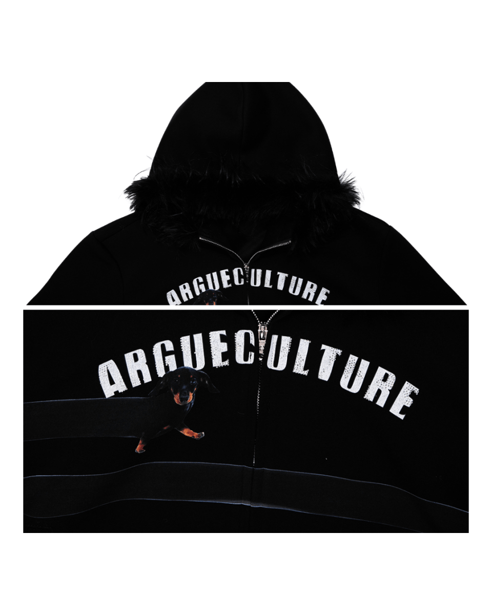 [ArguE CulturE] Seoul Faux-Fur Dog Hoodie na2251