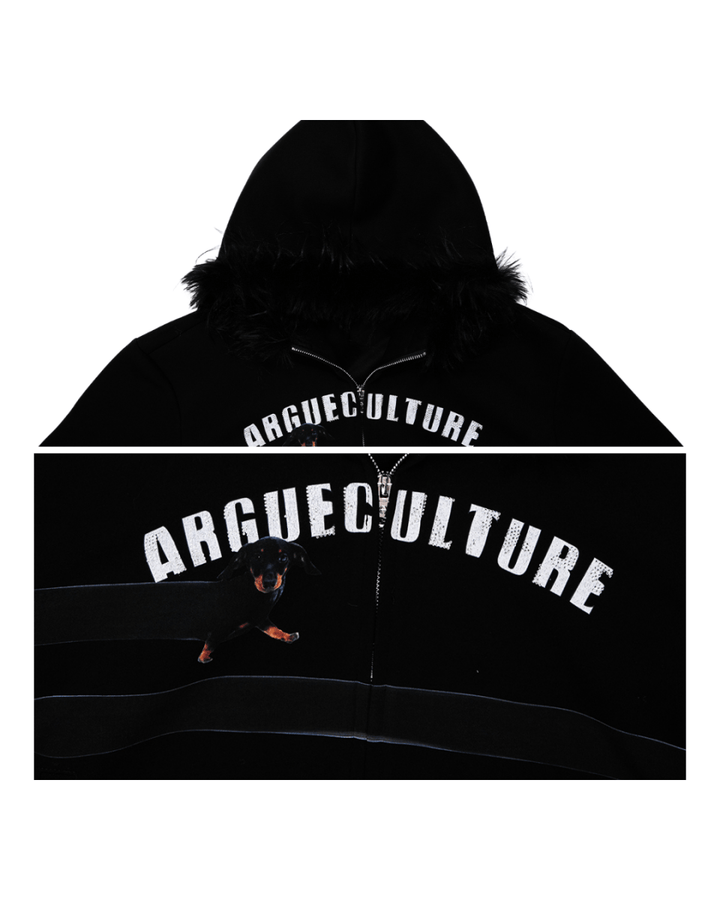 [ArguE CulturE] Seoul Faux-Fur Dog Hoodie na2251