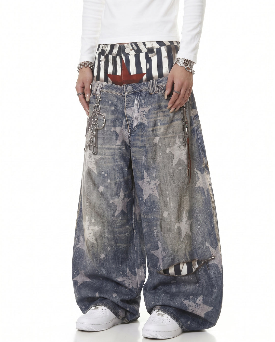 Star Baggy Jeans na3078