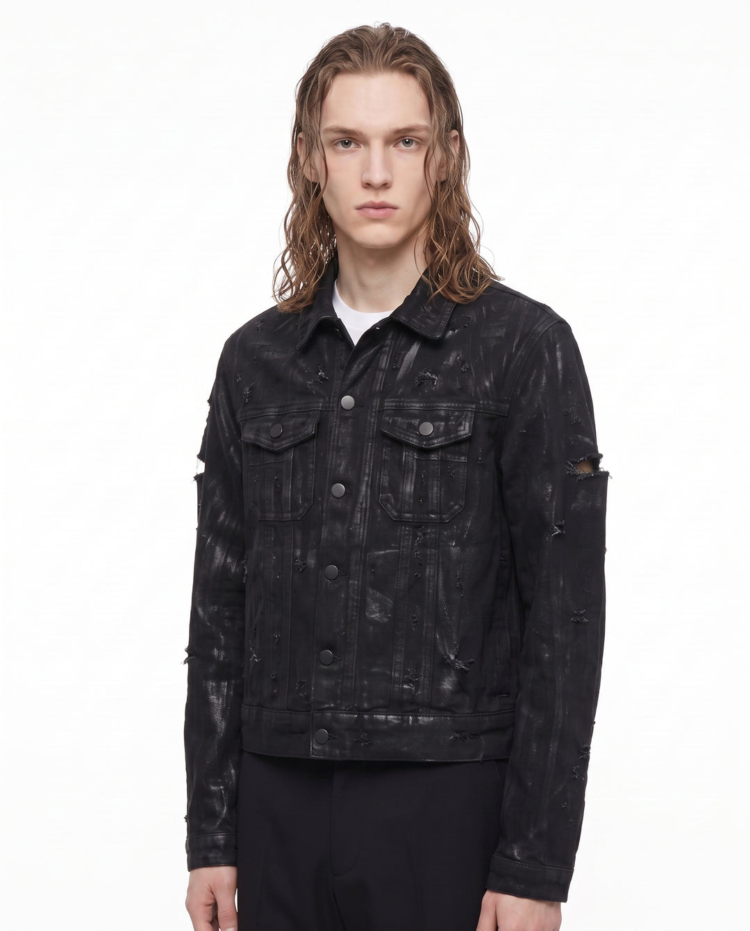 Laced Denim Jacket na2937