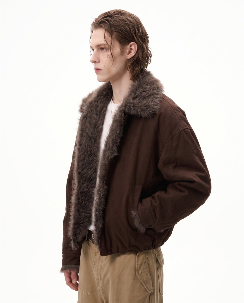 Fur Collar Jacket na3094