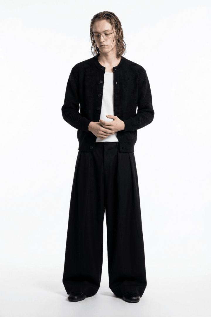 Quiet Rib Knit Cardigan na2363