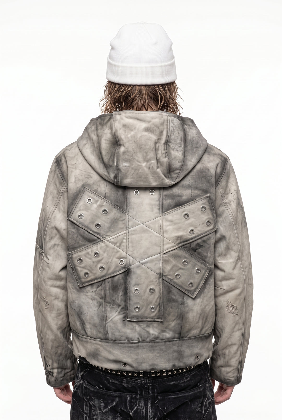 Washed Hooded Jacket na2832