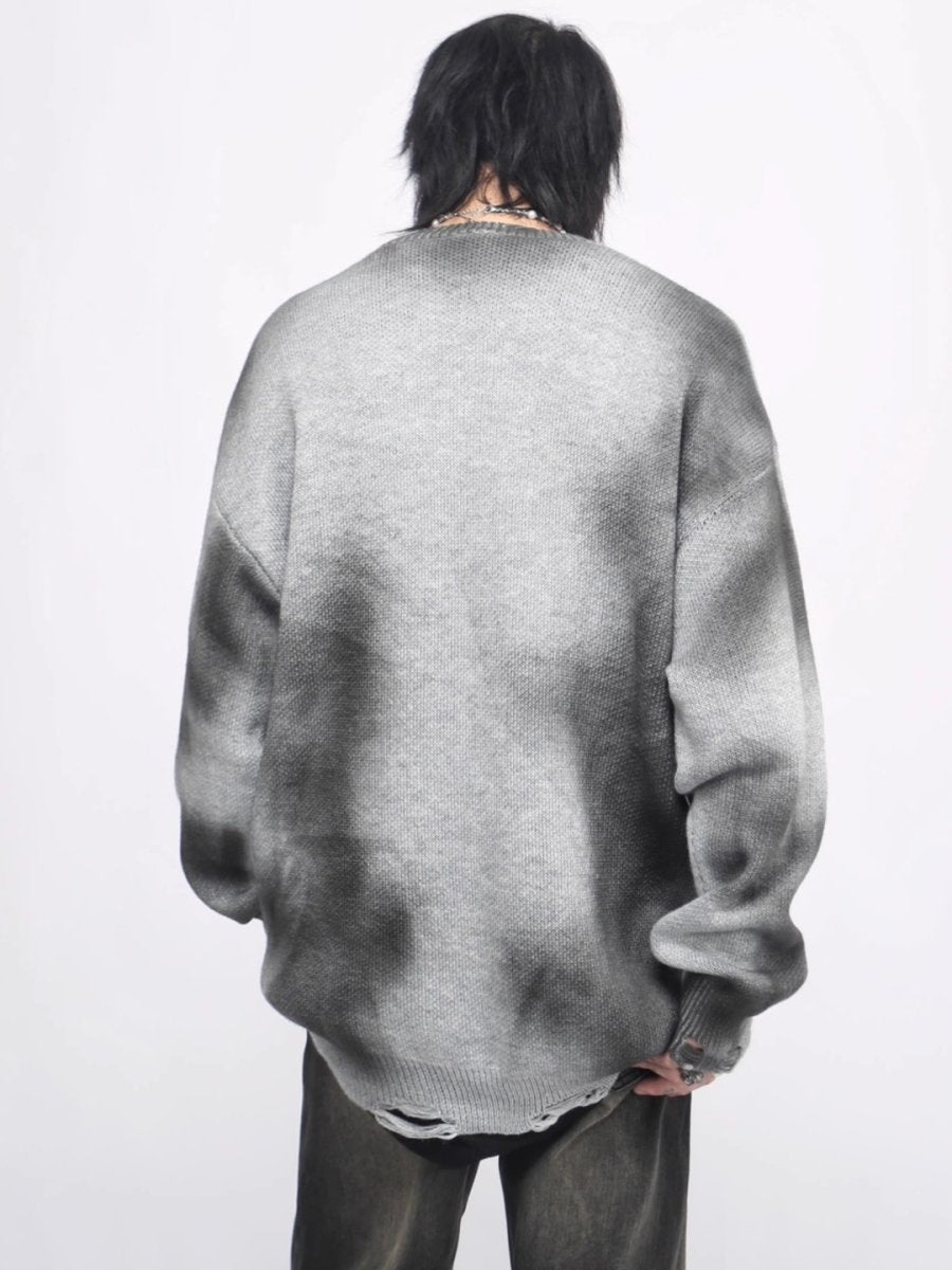 【Mz】broken holes sweater na1474