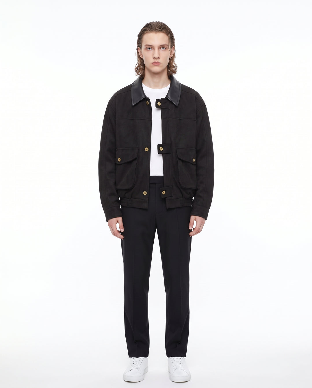 Suede Bomber Jacket na3170