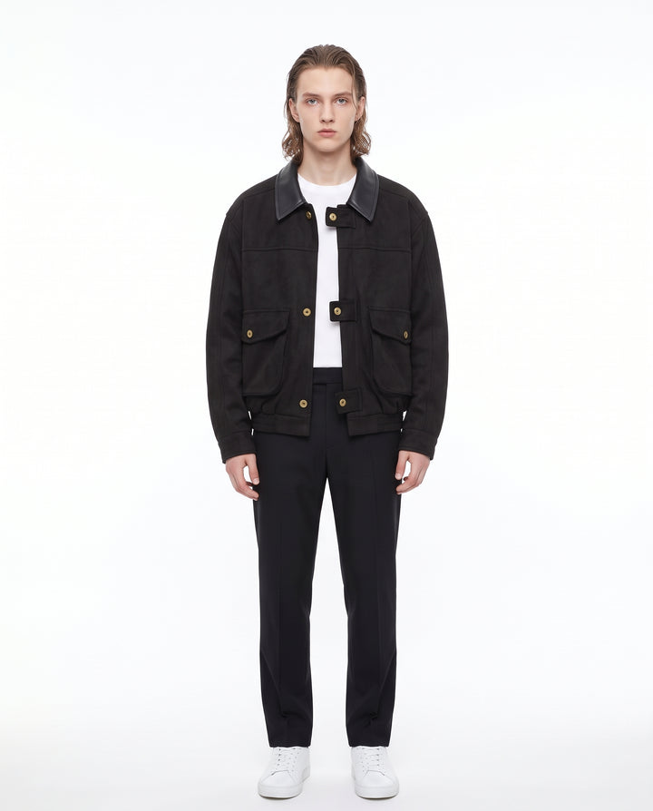 Suede Bomber Jacket na3170