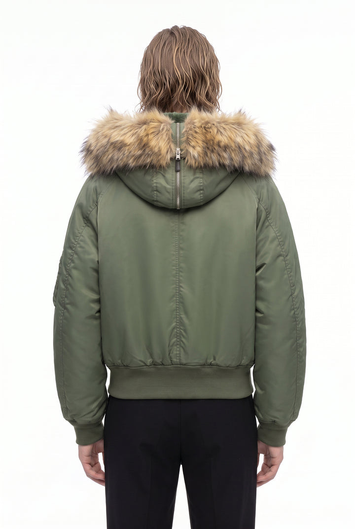 Fur Bomber Jacket na2836