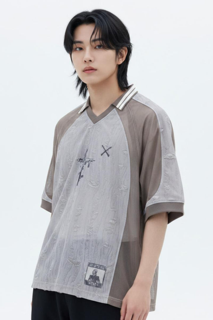 Mesh Polo Shirt  na2554