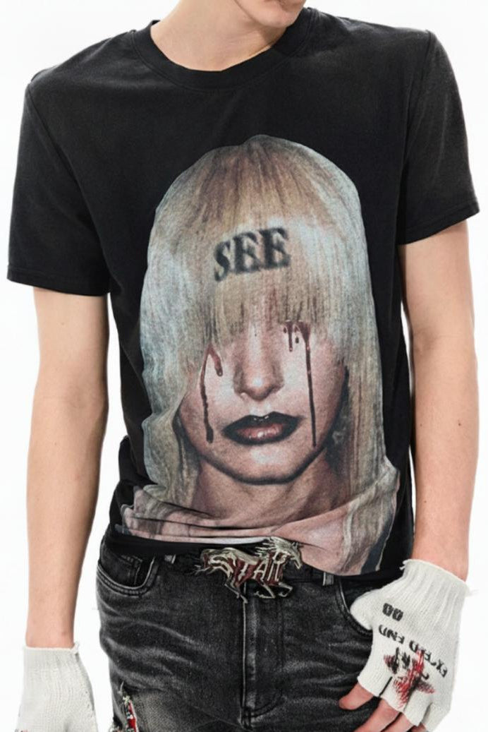 Graphic Print Tee  na2603